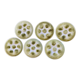 Set of 6 shell plates