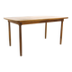 Scandinavian dining table "Model 121", Bröderna Wigsells, Sweden, 1960