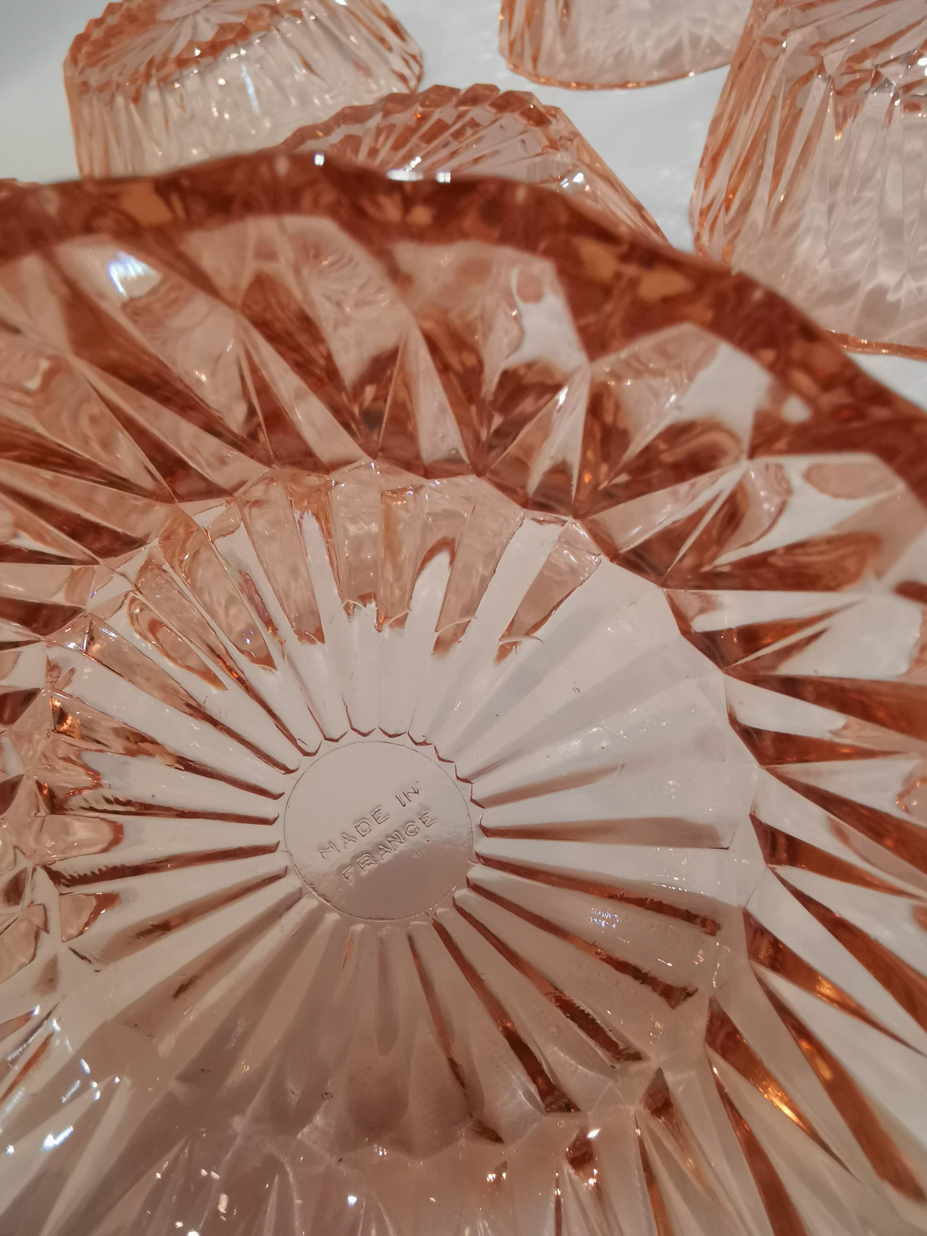 Vintage Arcopal Rosaline Cups