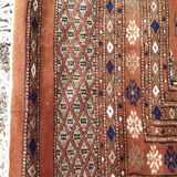 Oriental carpet silk wool