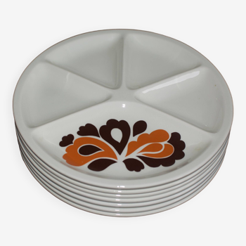 Vintage Le Creuset flower plates