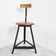 Vintage industrial stool, 1950s