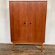 Vintage Scandinavian Teak Wardrobe with 2 doors