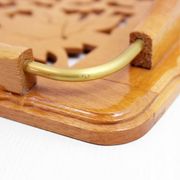 Plateau vintage en bois