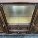 Art deco Chippendale sideboard Mid-century vintage 1950 Burl walnut