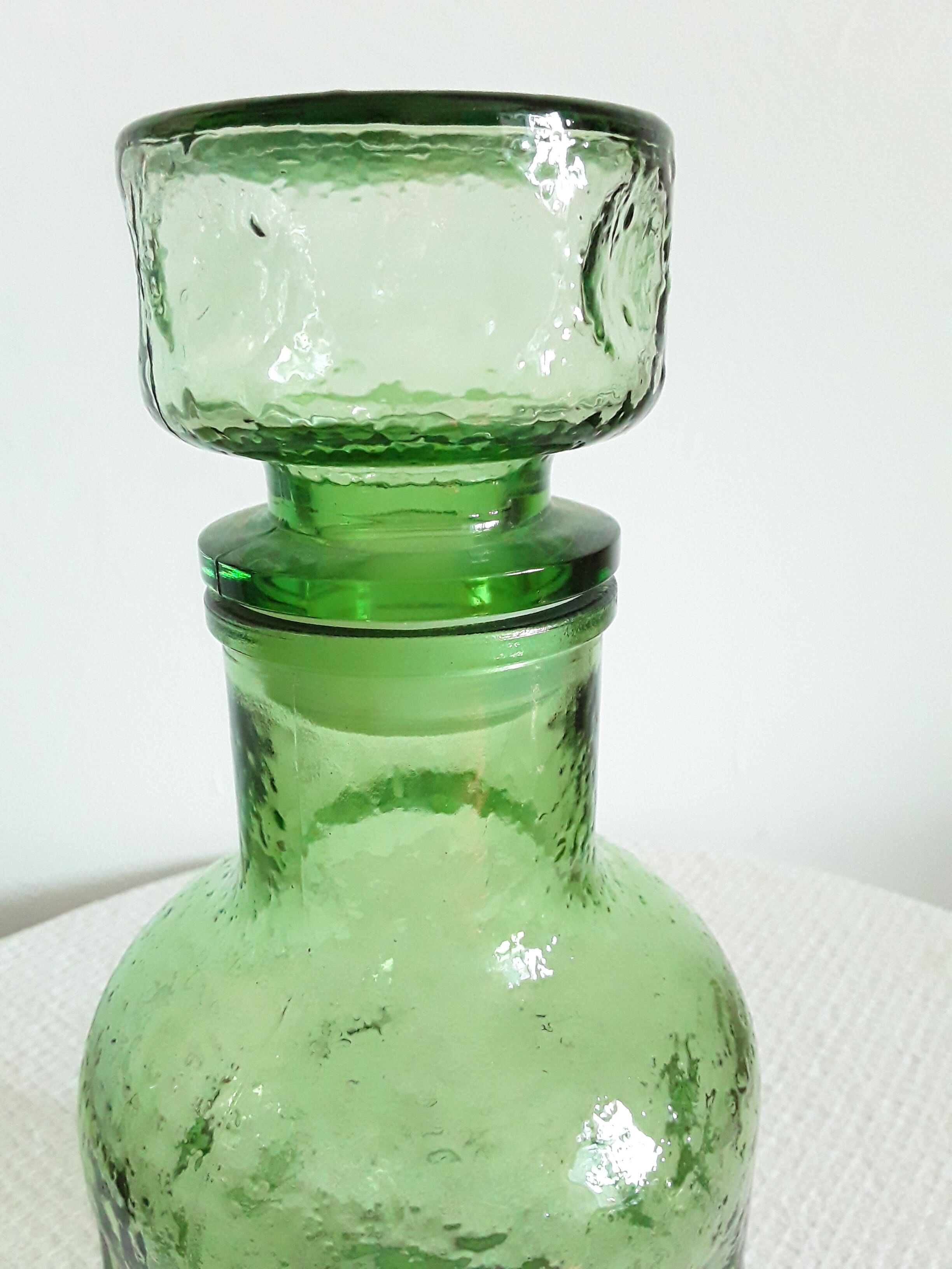 Carafe 1970 bubble glass