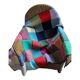 Plaid patchwork en laine