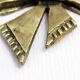 Brass bow tie candle holder 1970