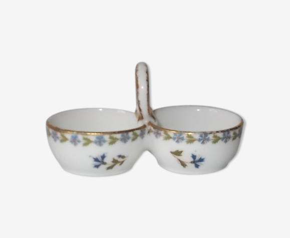 Salière poivrière en porcelaine