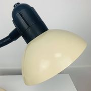 Lampe de bureau métal beige vintage