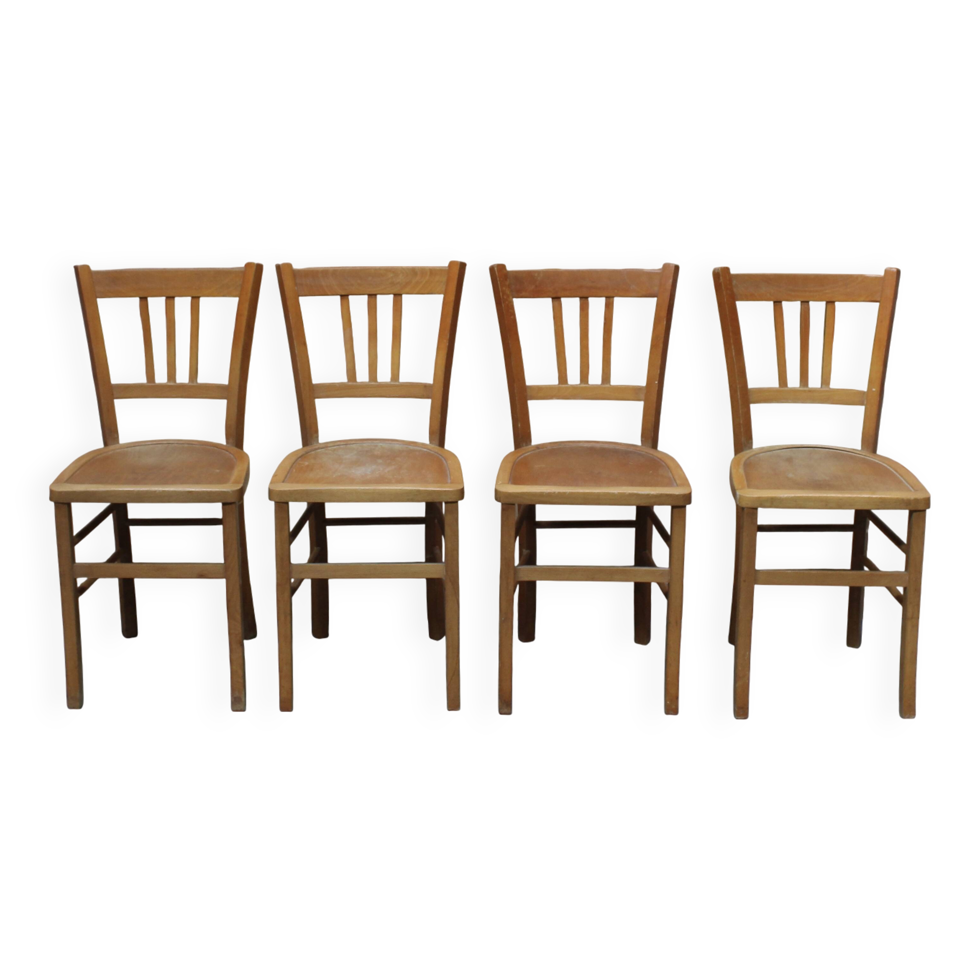 4 vintage bistro chairs