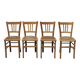 4 vintage bistro chairs