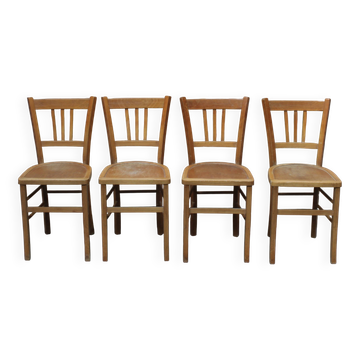 4 vintage bistro chairs