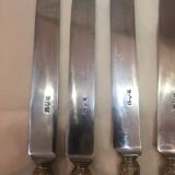 Set of 12 dessert knives Napoleon III brand r m