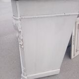 Old buffet 2 doors windows patina Shabby chic
