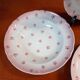 Set of 4 antique deep plates from St Amand in the "Vine Leaves" pattern.