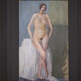 Double-sided female nude painting N°3