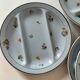 7 compartmentalized plates, Salins, France