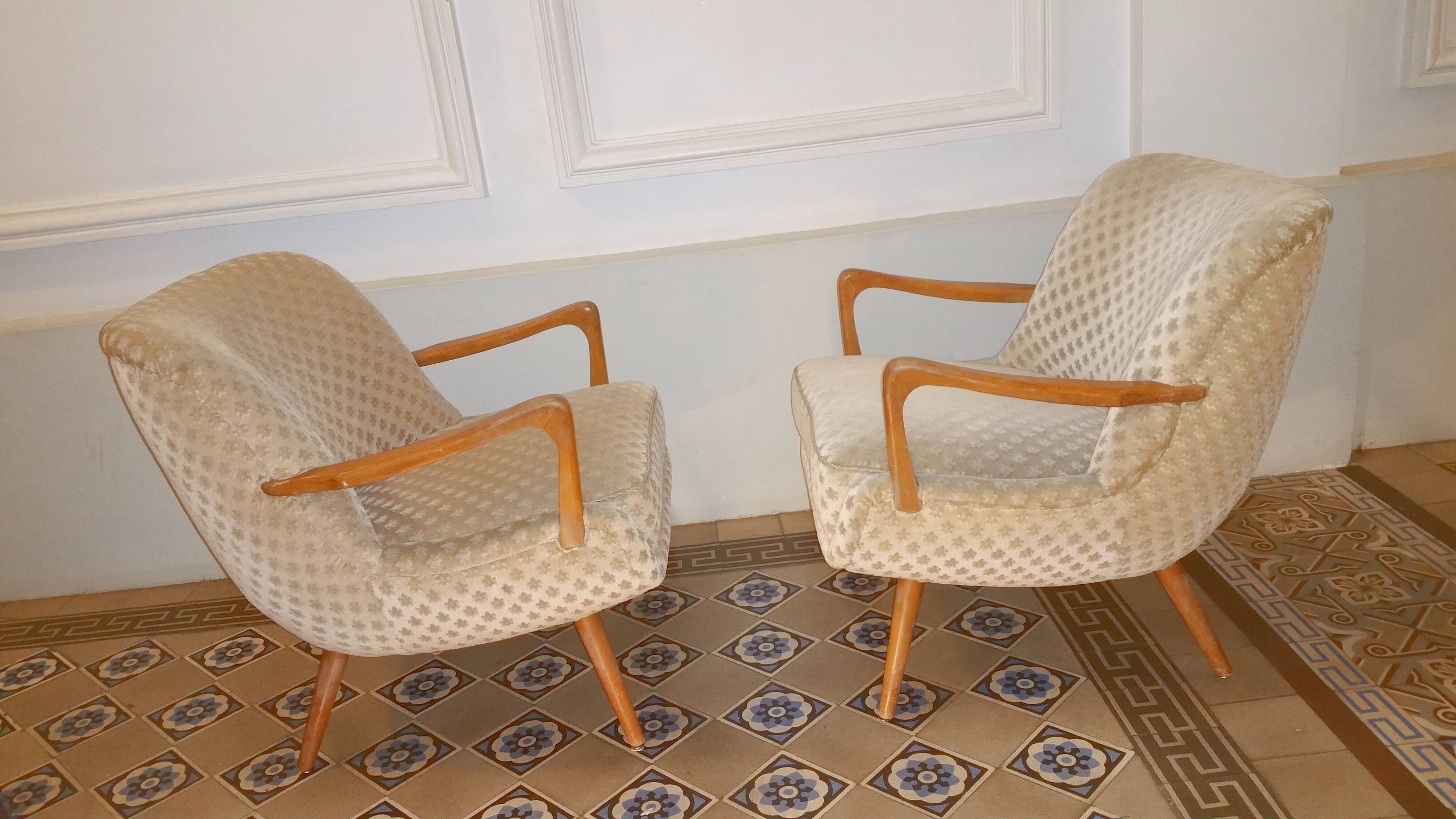 Chair Scandinavian cocktail design 50s 60s