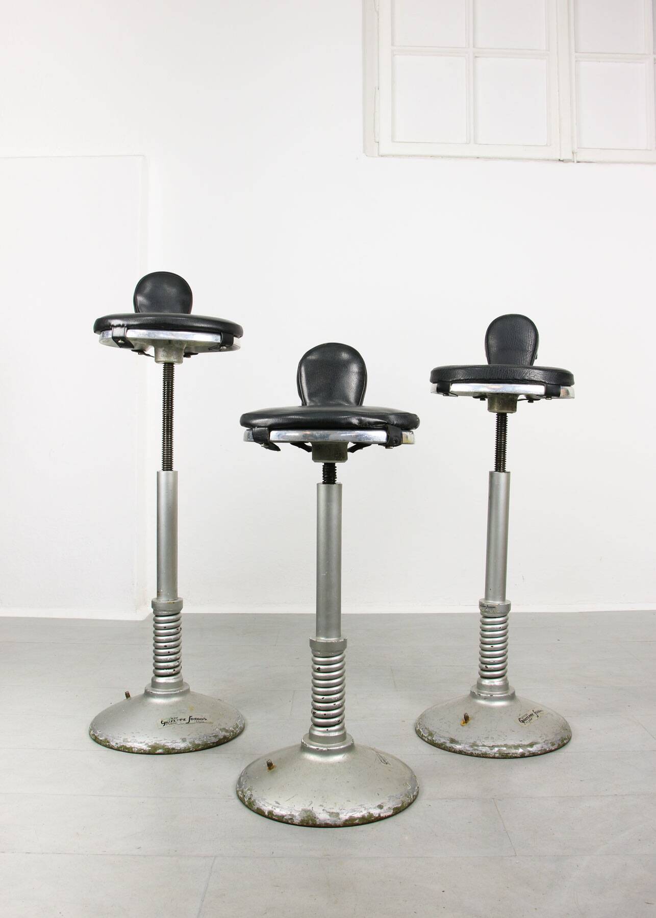 Vintage Italian Industrial Flexible Swivel Chair