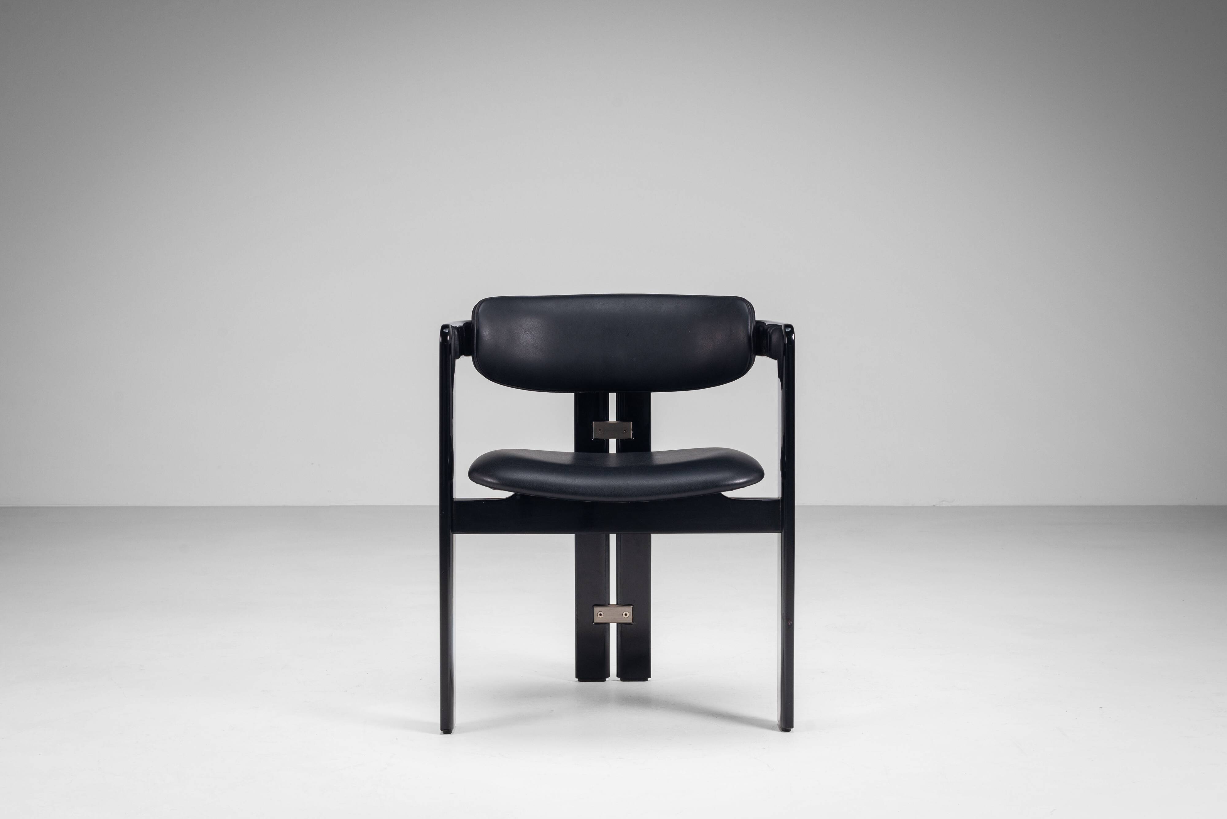 Augusto Savini rare drop leaf desk with Pamplona chair for Pozzi Italy
