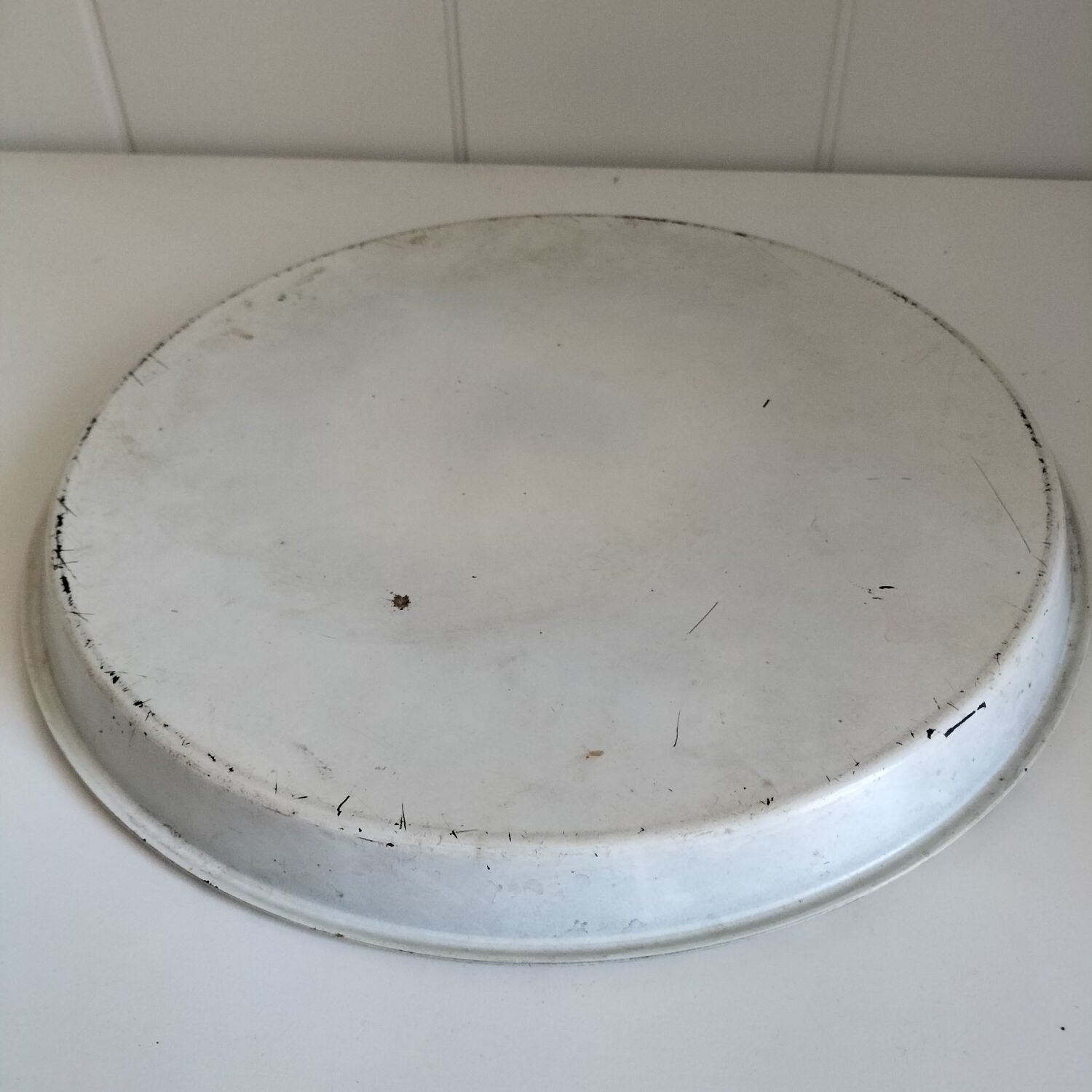 Vintage dish orange