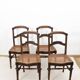 Cane bistro chairs