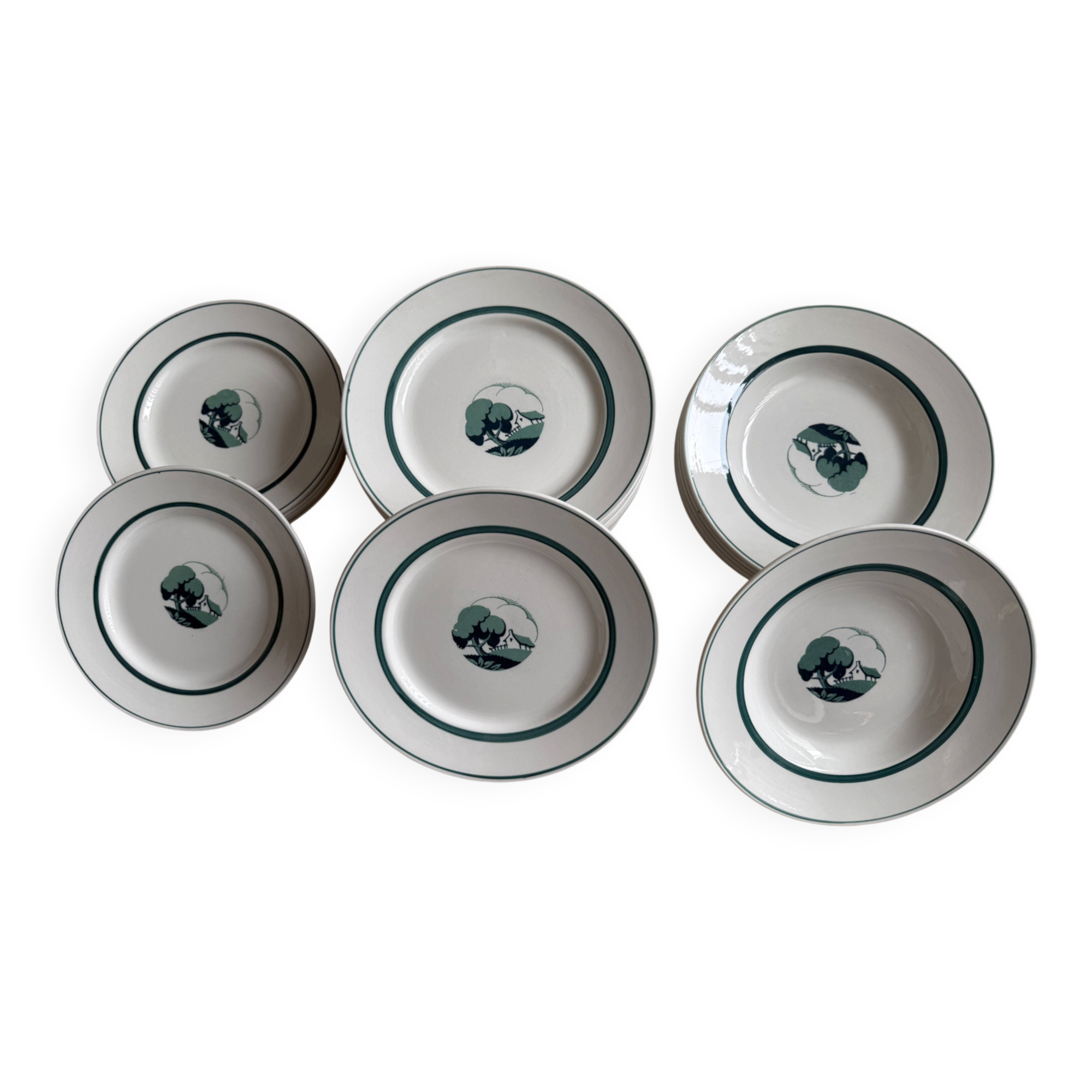 Service "Arlette", Sarreguemines 25 pieces.