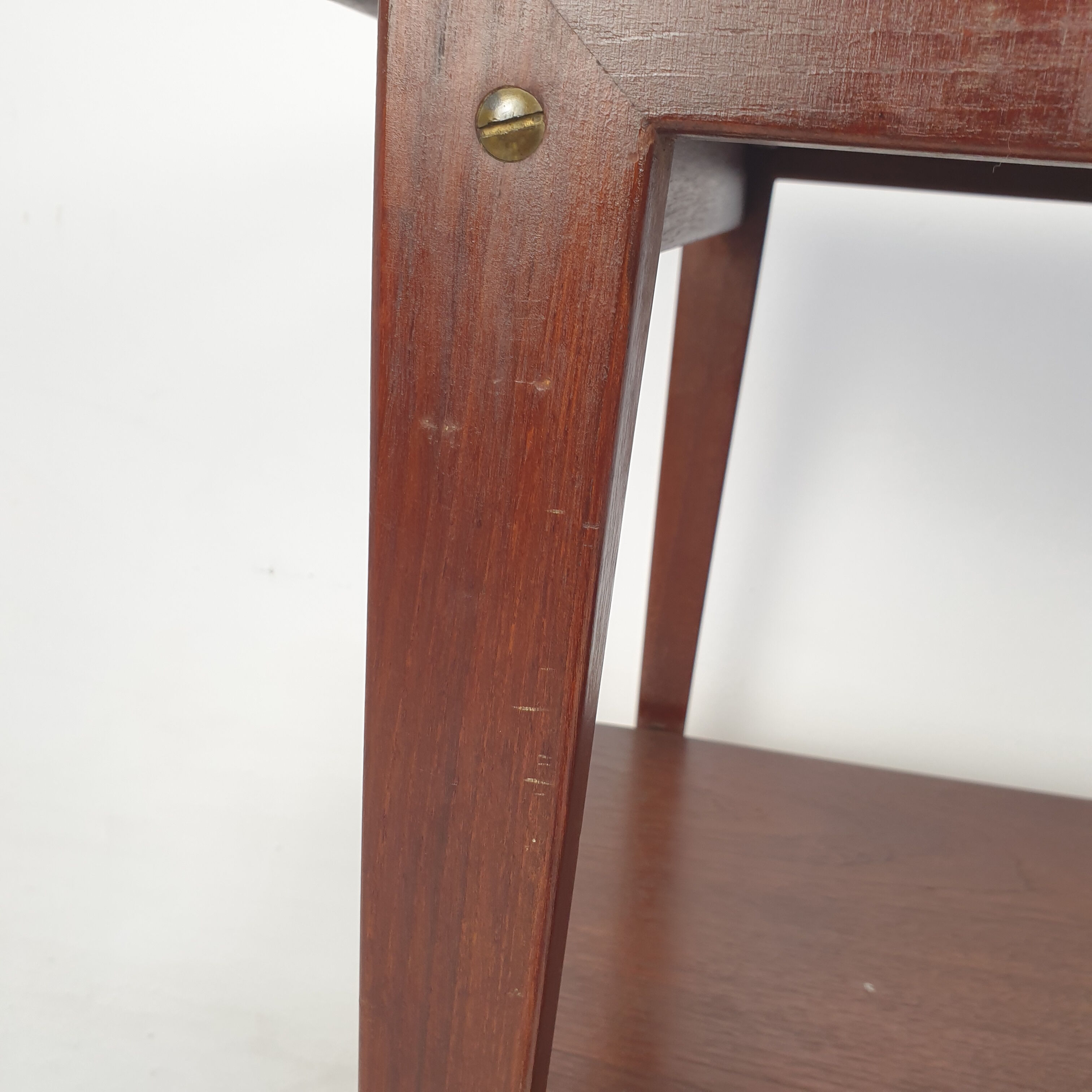 Mid-century italian teak trolley, 1960's