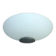 Applique demi lune en verre opalin 35 cm