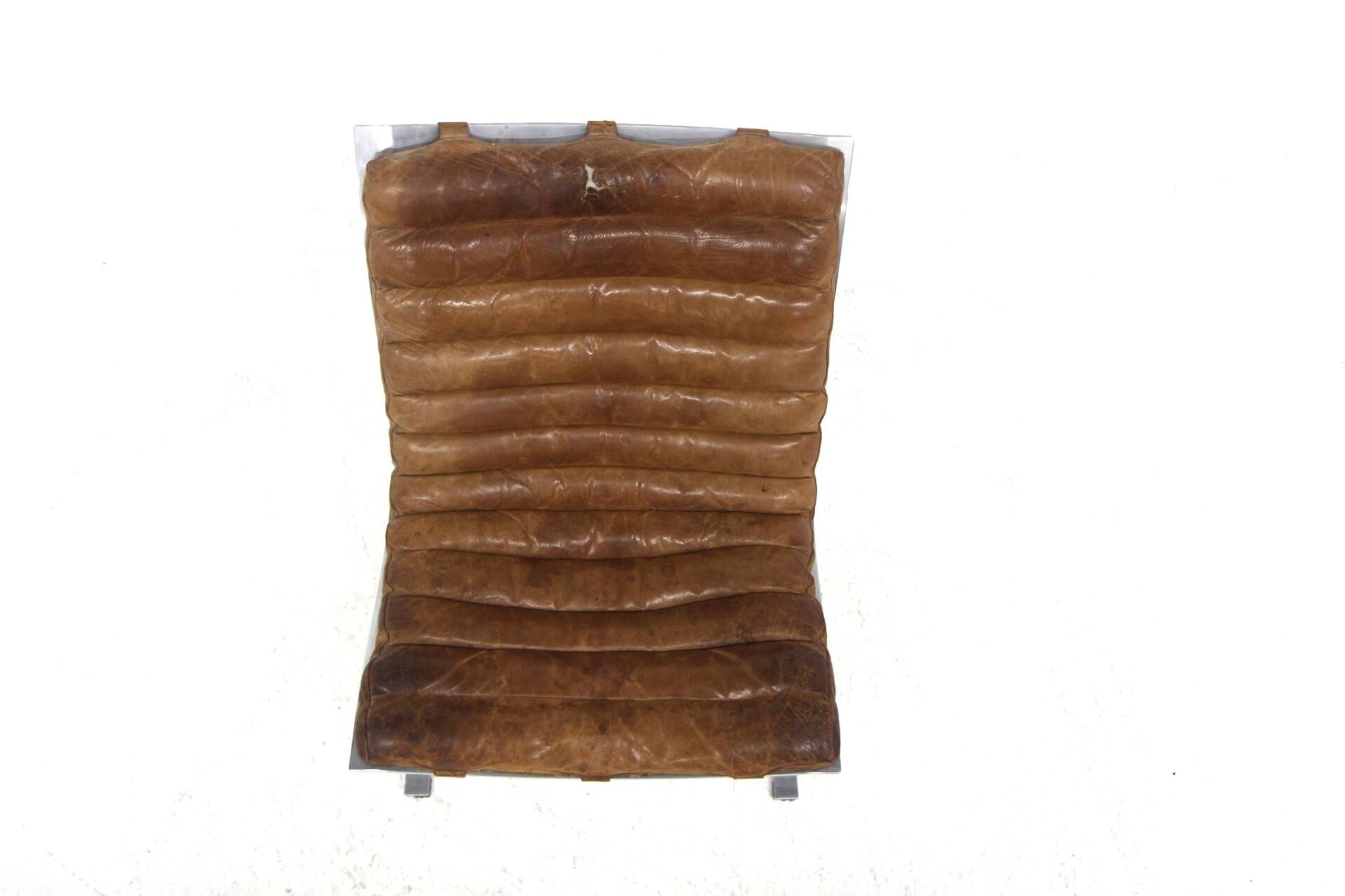 Scandinavian leather armchair "Ari", Arne Norell, Sweden, 1960