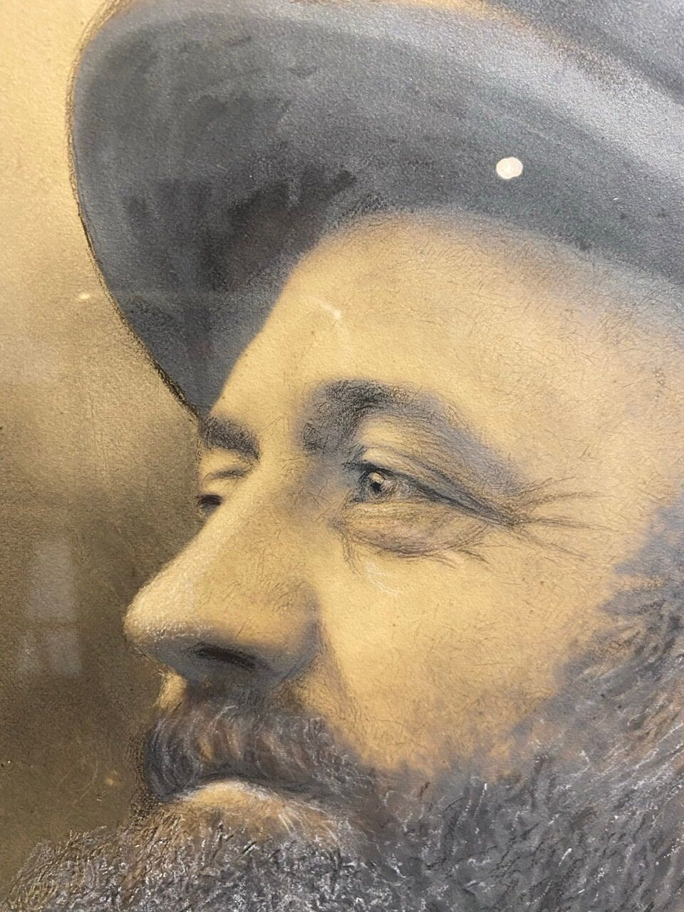 Old painting, portrait of a gentleman signed and dated 1907