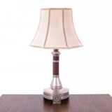 Table lamp with lampshade, Western Europe, 1950s.