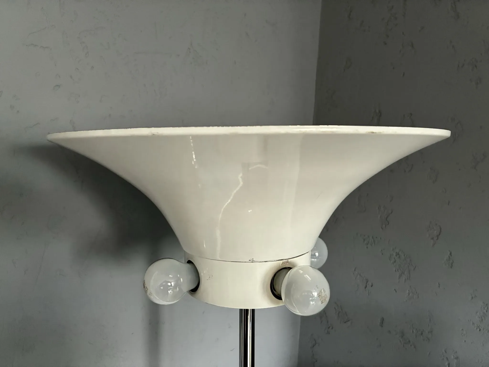 Staff Leuchten mid-century floor lamp with large shade, 1970s