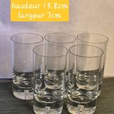 Crystal glass water