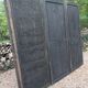 3 large carved wooden panels/doors