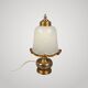 Lampe de Table Verre Murano Laiton Champignon Design Moderne Ans ‘70