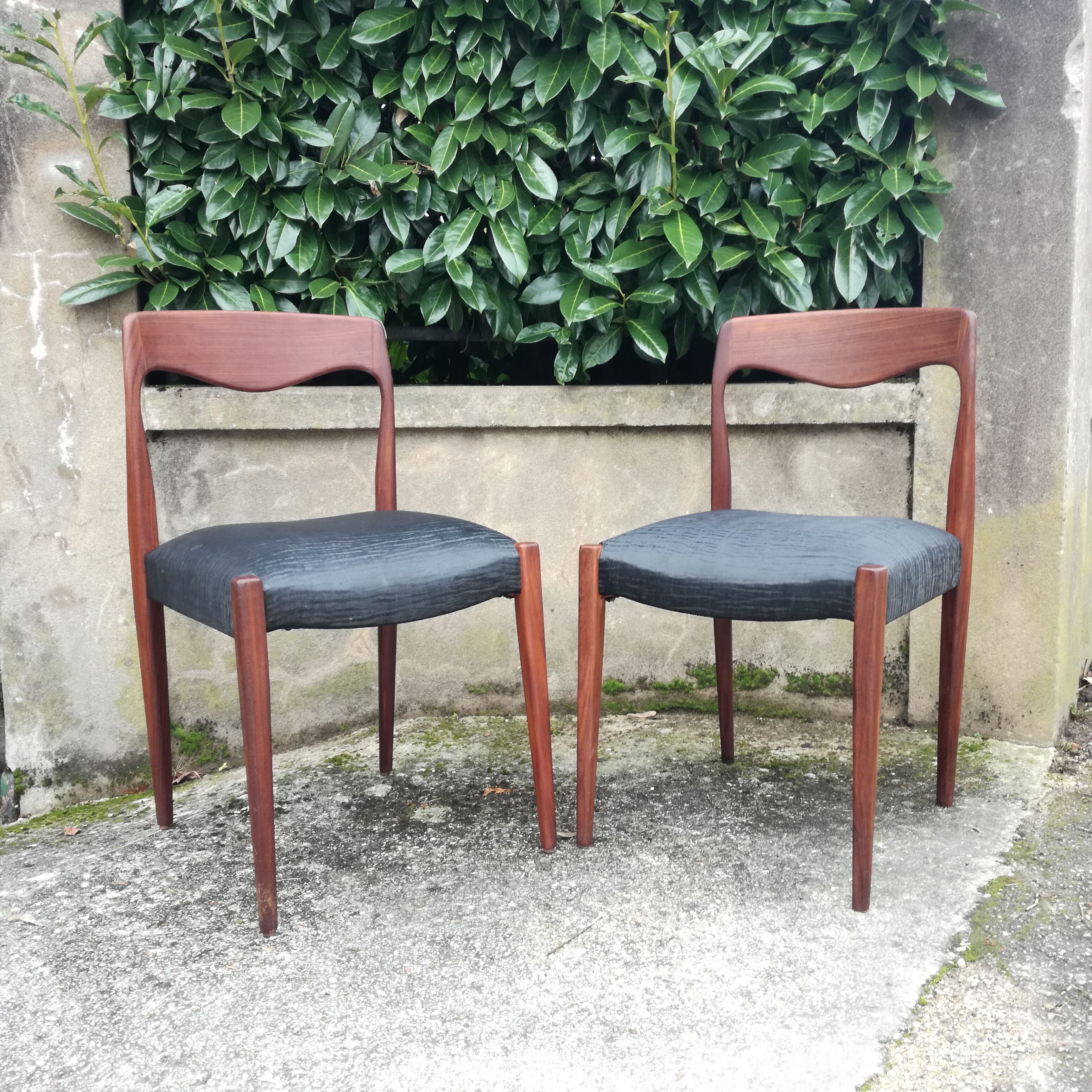 Pair of Scandinavian chairs