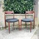 Paire de chaises scandinave