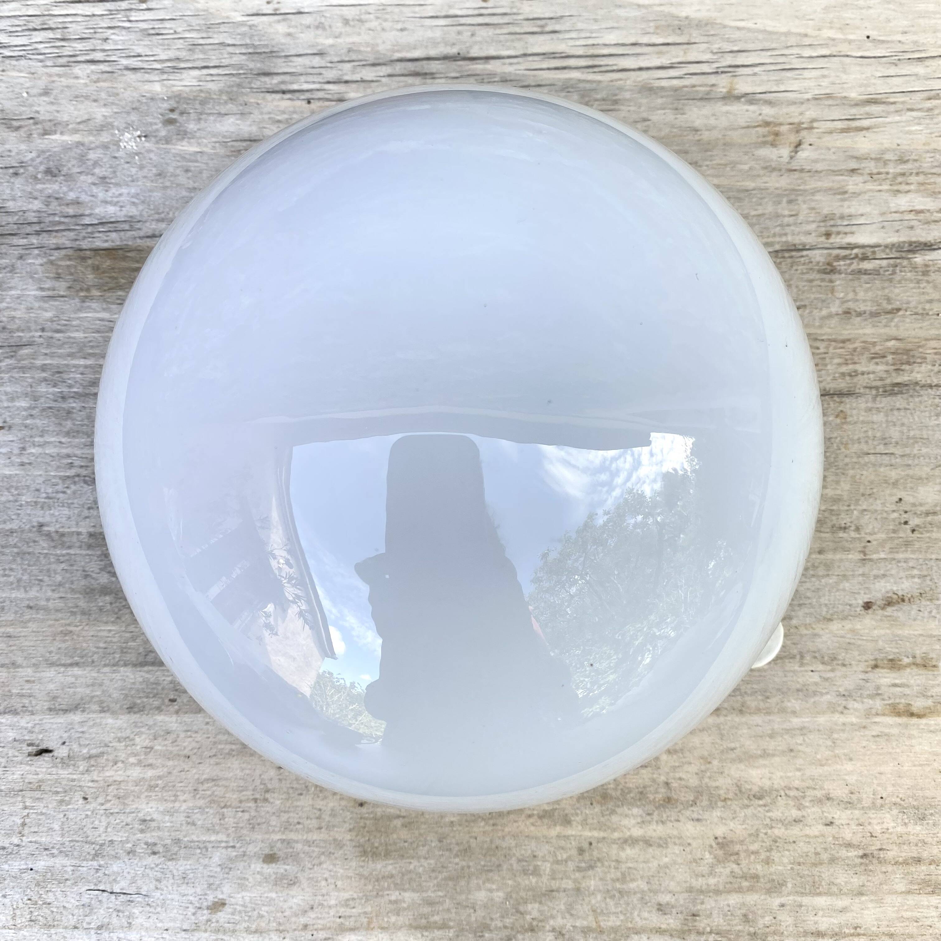 Mini ceiling light in opaline 15 cm