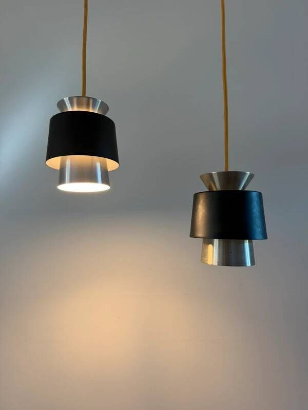 Vintage Danish set of 2 pendants - Tivoli style lamp