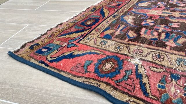 Oriental art deco carpet 123cm x 200cm