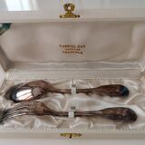 Christofle birth cutlery silver-plated box