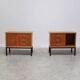 Pair of mid-century side tables in the style of Jos De Mey, 1950s