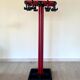 Red and black coat rack design 1980s