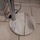 Lily of the valley floor lamp with 5 branches, vintage Italian design.