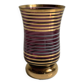 Vase doré 1950