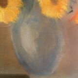 Still life with daisies, signed and dated 1979