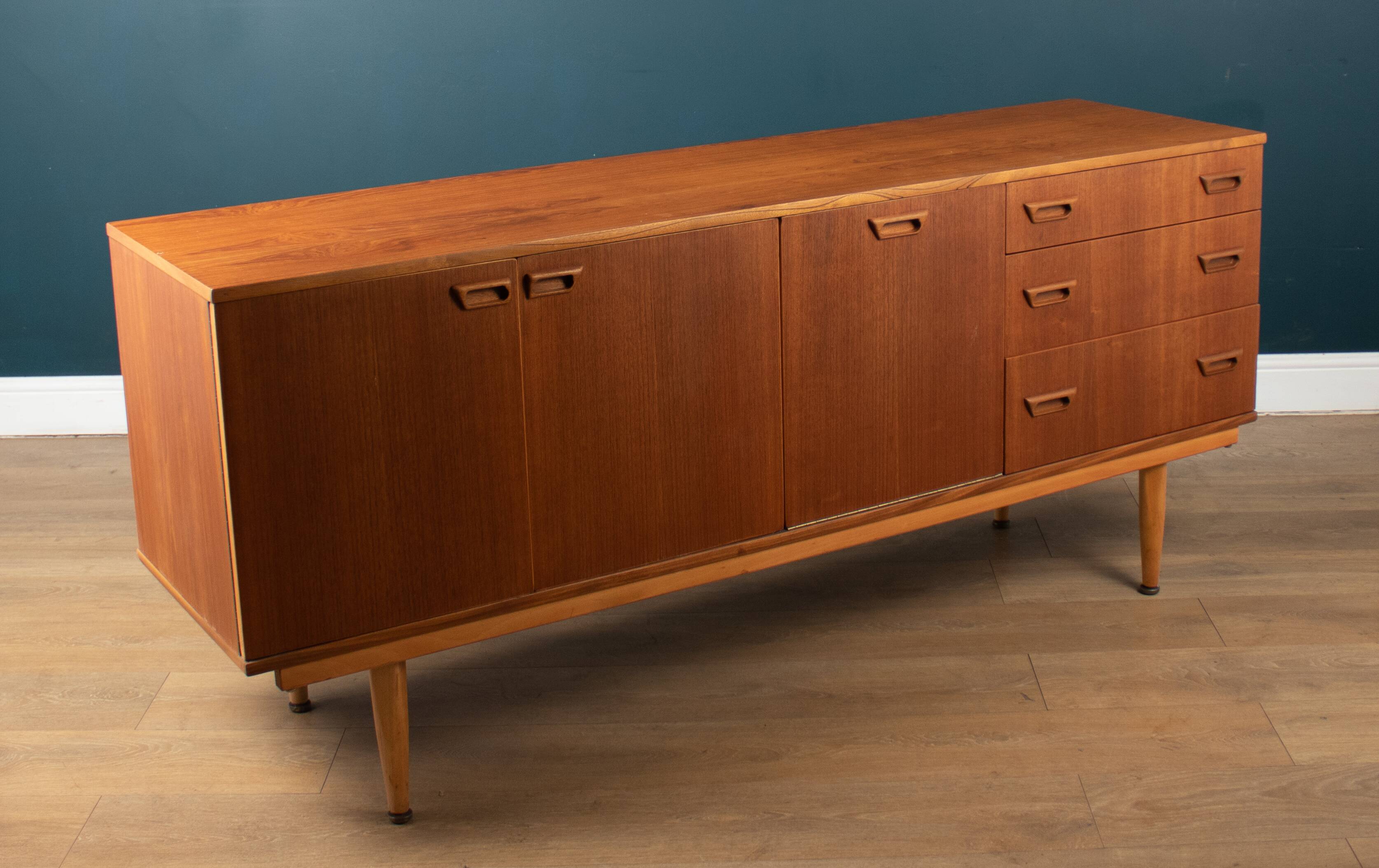 Retro Teak 1960s Danish Sideboard