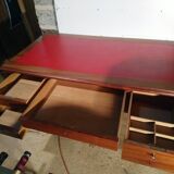 Louis Philippe style walnut desk.